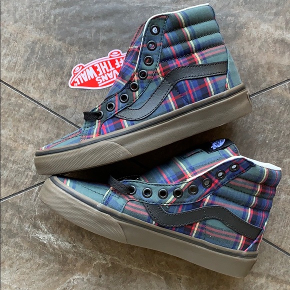 VANS SK8-Hi REISSUE TARTAN GUM BLACK/CLASSIC WMNS - Picture 13 of 16